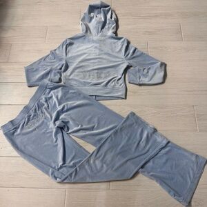 Juicy Couture Light Blue Velour Apparel